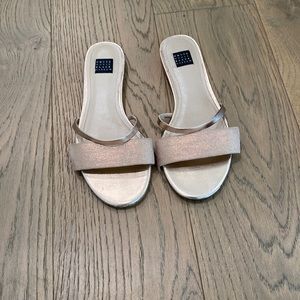 Rose gold sandals